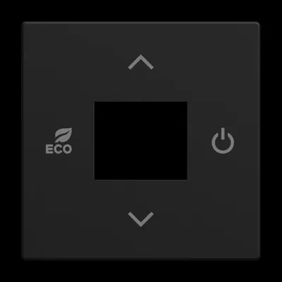 BUSCH-JAEGER Zentralscheibe 6235-915 für Raumtemperaturregler | Busch-balance SI | Thermoplast | matt | schwarz