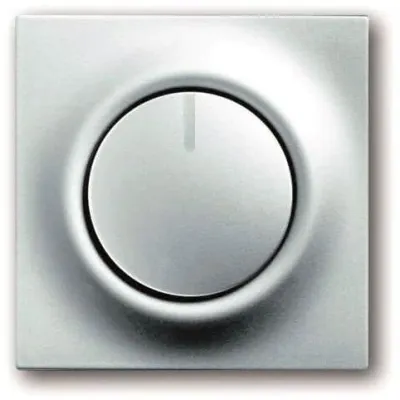 Busch-Jaeger Zentralscheibe alu/si für Drehdimmer 6540-783