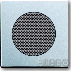 Busch-Jaeger Zentralscheibe alusilber f.EB-Lautsprecher 8253-83