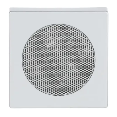 Busch-Jaeger Zentralscheibe 8253-83 | Zentralplatte für Lautsprecher-Einsatz 8223 U | Unterputz | alusilber matt