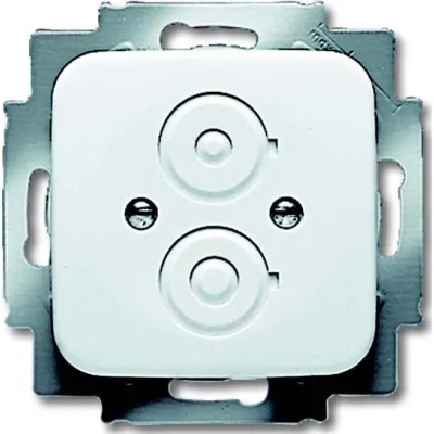 Busch-Jaeger Zentralscheibe 2529-214 | Abdeckung für BNC/TNC-Buchse | Reflex SI | Unterputz | Kunststoff | alpinweiß