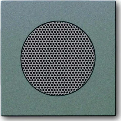 Busch-Jaeger Zentralscheibe 8253-803 für Lautsprecher-Einsatz 8223 U | Unterputz | Kunststoff | glänzend | graumetallic