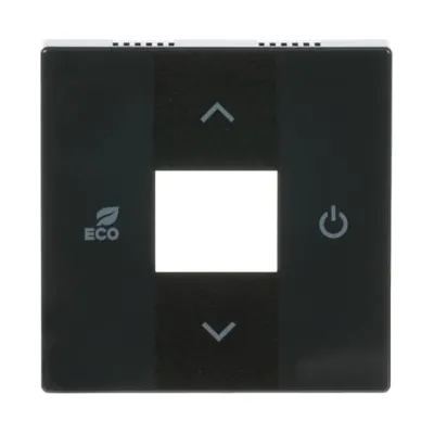 Busch-Jaeger Zentralscheibe Raumtemperaturregler 6235-81 | future linear | free@home KNX | Kunststoff | anthrazit