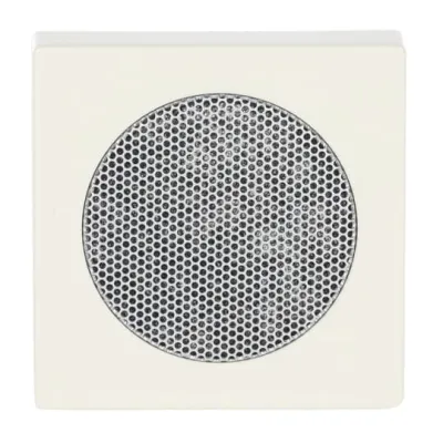 Busch-Jaeger Zentralscheibe 8253-82 | Zentralplatte Lautsprecher Unterputz | Kunststoff glänzend | IP20 | elfenbeinweiß