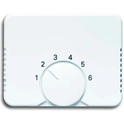 Busch-Jaeger Zentralscheibe 1794-24G | Abdeckung Raumtemperaturregler 1094 U/1097 U | Thermoplast | studioweiß hochglanz