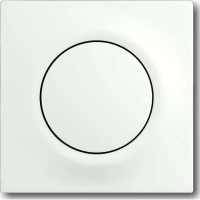 Busch-Jaeger Zentralscheibe 1786-774 | Wippe für Schalter & Taster | Glimmlampe | Kunststoff | studioweiß matt