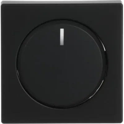 Busch-Jaeger Zentralscheibe 6540-885-102 | Drehknopf für Dimmer | Kunststoff | schwarz matt | IP20