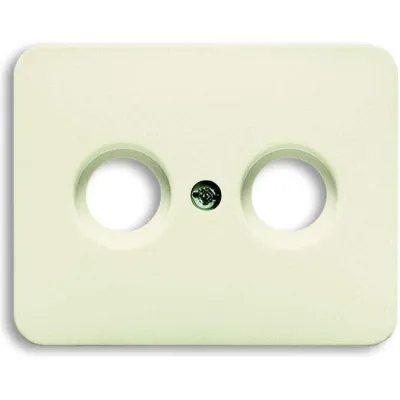Busch-Jaeger Zentralscheibe ws f.Antennendose 2Loch 1743-22G