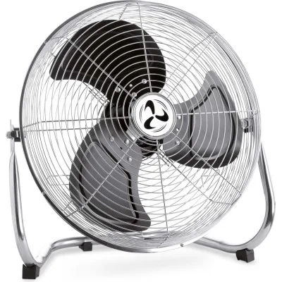 CasaFan Bodenventilator SPEED 40 G-CH 304008 | Standventilator | 400 mm Ø | 3 Stufen | Metall Chrom | 5685 m³/h