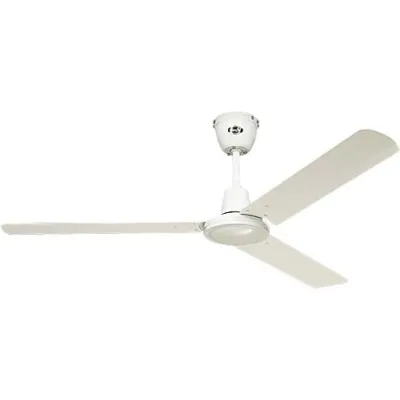 CasaFan Deckenventilator Tristar II 309004 | Deckenventilator ohne Licht | 92 cm Ø | 3 Flügel | weiß | Fernbedienung