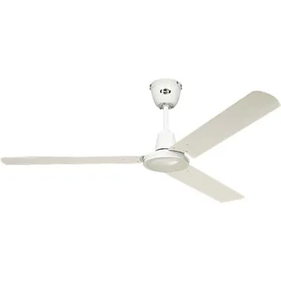 CasaFan Deckenventilator Tristar II 309004 | Deckenventilator ohne Licht | 92 cm Ø | 3 Flügel | weiß | Fernbedienung