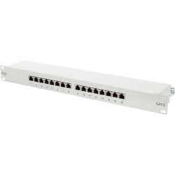 CAT6 PatchPanel 16Port 1HE,Class E,geschirmt