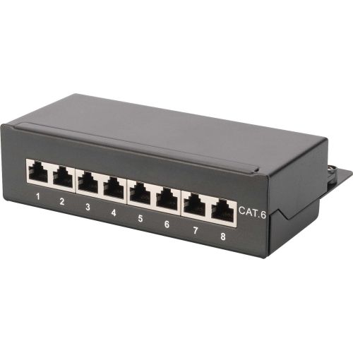 Bild: CAT6 PatchPanel 8Port AP Class E,geschirmt,schwarz