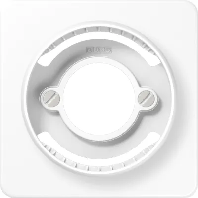 Jung Abdeckung CD537WW für Lichtsignal 938-10U/938-14U | Duroplast | bruchsicher | IP44 | Schraubbefestigung | alpinweiß