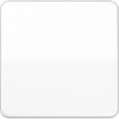 JUNG Wippe CD590WW | Wippschalter/Taster Abdeckung | Duroplast glänzend | IP44 | einteilig | alpinweiß | 67x67 mm