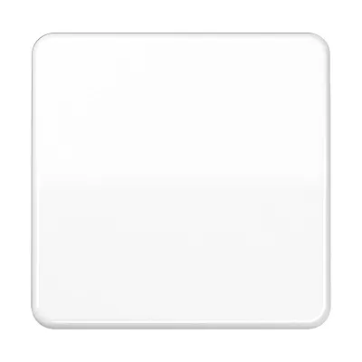 JUNG Wippe CD590WW | Wippschalter/Taster Abdeckung | Duroplast glänzend | IP44 | einteilig | alpinweiß | 67x67 mm
