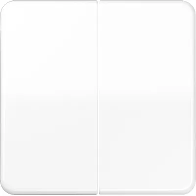 JUNG Wippe für Serienschalter CD595WW | Doppelwippe | Duroplast | alpinweiß | glänzend | IP44 | passend für CD 500/plus