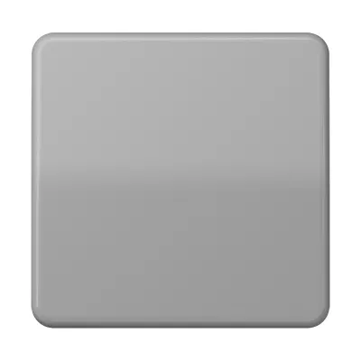 JUNG Wippe CD590GR für Schalter/Taster | Serie CD 500/plus | Duroplast glänzend | IP44 | ohne Aufdruck | grau RAL 7038