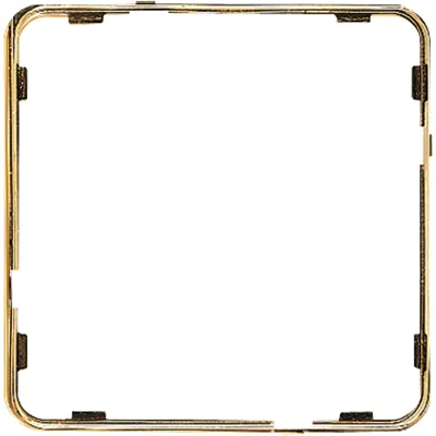 JUNG Applikationsrahmen CDP81GGO | Rahmen CD plus | Thermoplast | galvanisiert | glänzend | halogenfrei | glanzgold