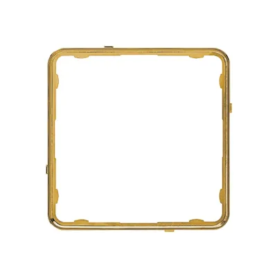 JUNG Applikationsrahmen CDP81GGO | Rahmen CD plus | Thermoplast | galvanisiert | glänzend | halogenfrei | glanzgold