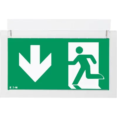 CEAG LED Notbeleuchtung CrystalWay 19521 | 20m | Wand-/Deckenmontage | IP42 | weiß | dimmbar