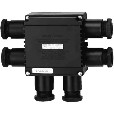 Ceag Ex-e Abzweigdose GHG7910201R0001 | 6xM25 Klemmen | IP66 | Polyamid | Ex-Zone 1/2/21/22 | Schwarz