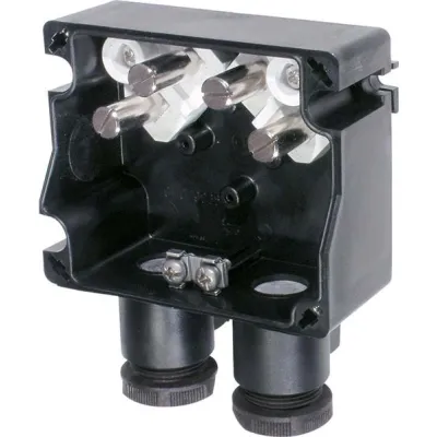 CEAG Ex-Abzweigdose GHG7910101R0001 | 2x M25 | 4 Klemmen 4mm² | IP66 | Polyamid | für Ex-Zone 1/21 | Schwarz