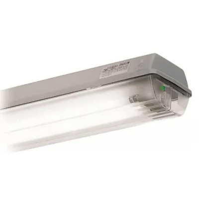 CEAG Ex-Langfeldleuchte eLLK 92018/18 CG-S | Ex-Zone 1/21 | Notlicht | IP66 | 2x18W | Polycarbonat | Lichtgrau