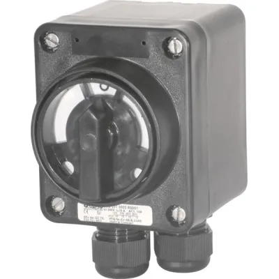 Ceag Ex-Sicherheitsschalter GHG2610005R0011 | 10A | 3-polig | Zone 1/21 | IP66 | Kunststoffgehäuse | schwarz