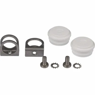 CEAG Kettenabhängung 40071351158 | Kettenbefestigung für Leuchte 71821 | Stahl | 160x140x10 mm | silber