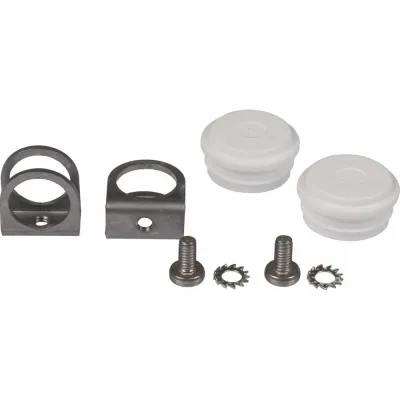 CEAG Kettenabhängung 40071351158 | Kettenbefestigung für Leuchte 71821 | Stahl | 160x140x10 mm | silber