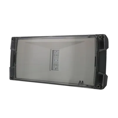 CEAG LED Not- und Sicherheitsleuchte Atlantic S | 1-8h | CGLine+ | IP65 | 24m | Wandmontage | Aluminium grau