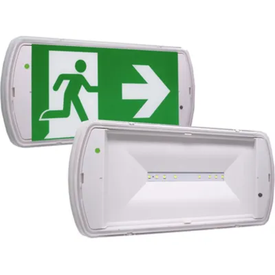 CEAG LED Sicherheitsleuchte SafeLite 40071349555 | IP65 | 20m | Einzelbatterie | 3h | inkl. Piktogrammset | weiß