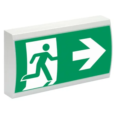 CEAG LED-Sicherheitsleuchte SV EURO 1-3/D | 6W | 32m | 3h | IP41 | Wandmontage | grau