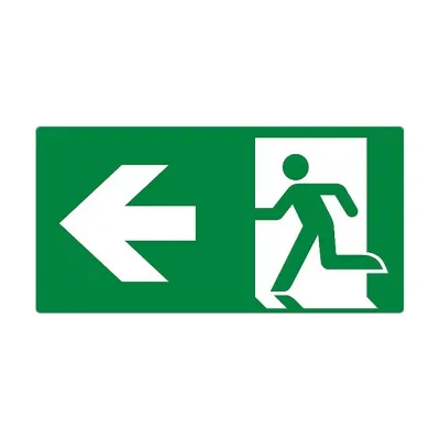 Eaton Ceag LED-Piktogrammscheibe 40071354500 | Rettungsweg einseitig | Pfeil links | ISO 7010 | 20m Erkennungsweite