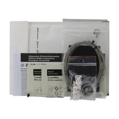 Luminox Seilabhängungs-Set LUM10560 | für Eaton CEAG CrystalWay | 20m & 30m Drahtseil | Notbeleuchtung Zubehör