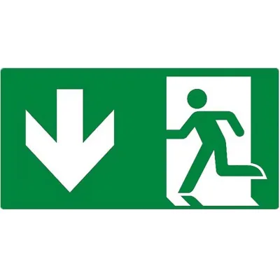 CEAG LED-Piktogrammscheibe 40071354502 für GuideLed | Rettungsweg ISO 7010 | 20m Sichtweite | Acrylglas