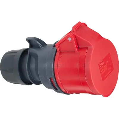 ABL CEE-Kupplung K31S20 | 3-polig 16A 230V IP44 | Schraubklemme | Verschraubung | 6h | Kunststoff | blau