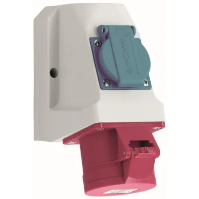 CEE-Steckdose 5p 32A 6h 400V/rt IP44 AP