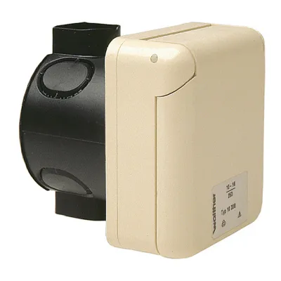 Walther CEE-Wandsteckdose 418306 | 16A 3-polig 230V 6h IP44 Unterputz | kleine Form | inkl. UP-Dose | RAL 1013 Perlweiß