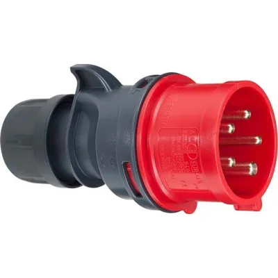 ABL CEE-Stecker S31S20 | 3-polig 16A 230V | IP44 | Schraubklemme | 6h | Kunststoff blau