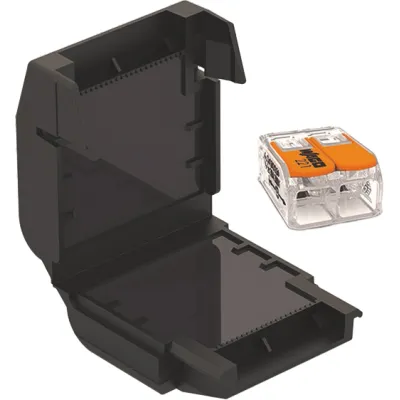 Cellpack Verbindungsmuffe EASY-PROTECT 412 | Gelgefüllt | WAGO 221 kompatibel | 2x0,5-6mm² | halogenfrei
