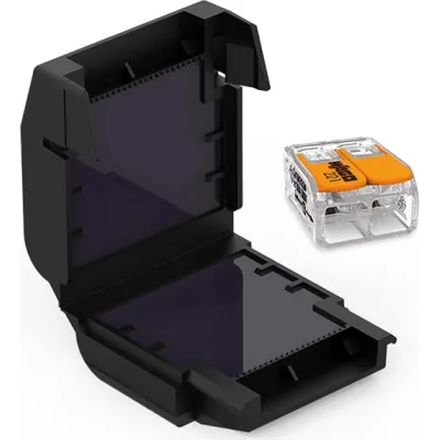 Cellpack Verbindungsmuffe EASY-PROTECT 412 | Gelgefüllt | WAGO 221 kompatibel | 2x0,5-6mm² | halogenfrei