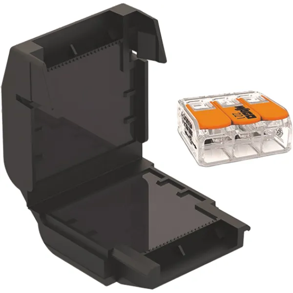 CELLPACK Verbindungsmuffe EASY-PROTECT 413 / 410357 | Gelgefüllt | für WAGO 221 | 3x0,5-6mm² | Kunststoff | Halogenfrei