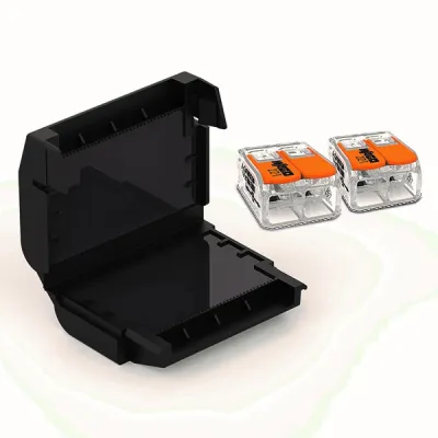 Cellpack Verbindungsmuffe EASY-PROTECT/522 410358 | Gel-gefüllt | für WAGO 221 | 4x 0,5-6mm² | Schwarz