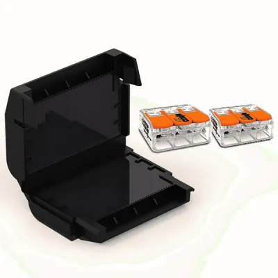 CELLPACK Verbindungsmuffe EASY-PROTECT 623 | Gel | WAGO COMPACT-Klemme | 6x 0,5–6 mm² | IPX8 | halogenfrei