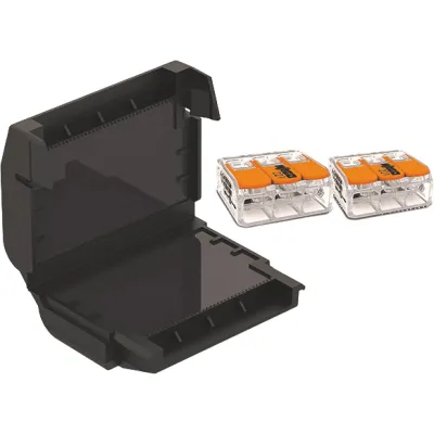 CELLPACK Verbindungsmuffe EASY-PROTECT 623 | Gel | WAGO COMPACT-Klemme | 6x 0,5–6 mm² | IPX8 | halogenfrei