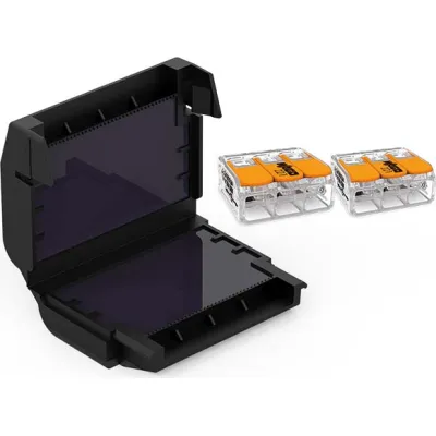 CELLPACK Verbindungsmuffe EASY-PROTECT 623 | Gel | WAGO COMPACT-Klemme | 6x 0,5–6 mm² | IPX8 | halogenfrei