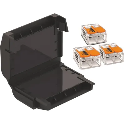 CELLPACK Verbindungsmuffe EASY-PROTECT 632 | Gelgefüllt | WAGO 221 | 3-polig | 0,5–6 mm² | Halogenfrei
