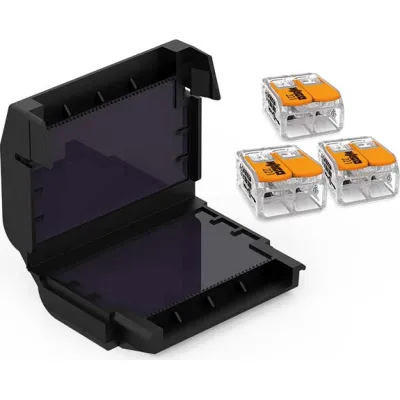 CELLPACK Verbindungsmuffe EASY-PROTECT 632 | Gelgefüllt | WAGO 221 | 3-polig | 0,5–6 mm² | Halogenfrei